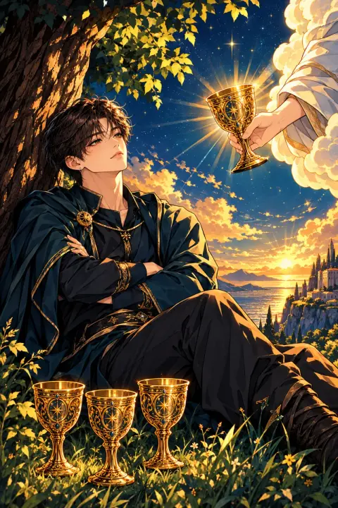 Four of Cups