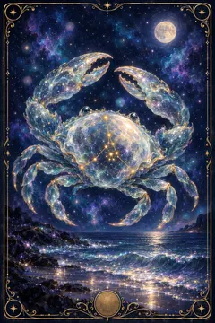 Cancer zodiac illustration