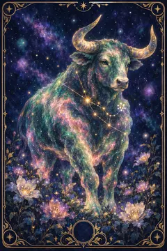 Taurus zodiac illustration